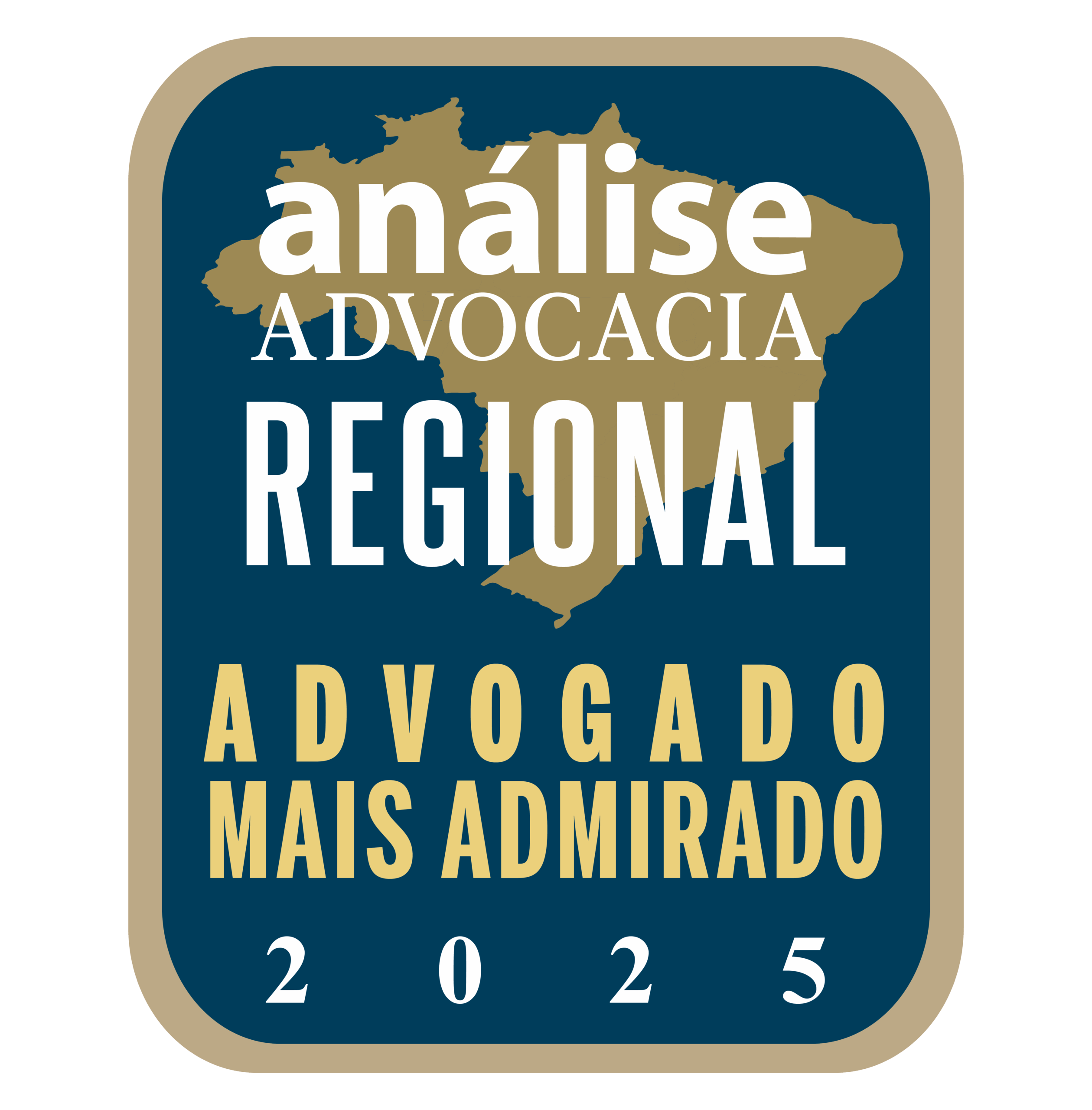Selo análise advocatícia regional