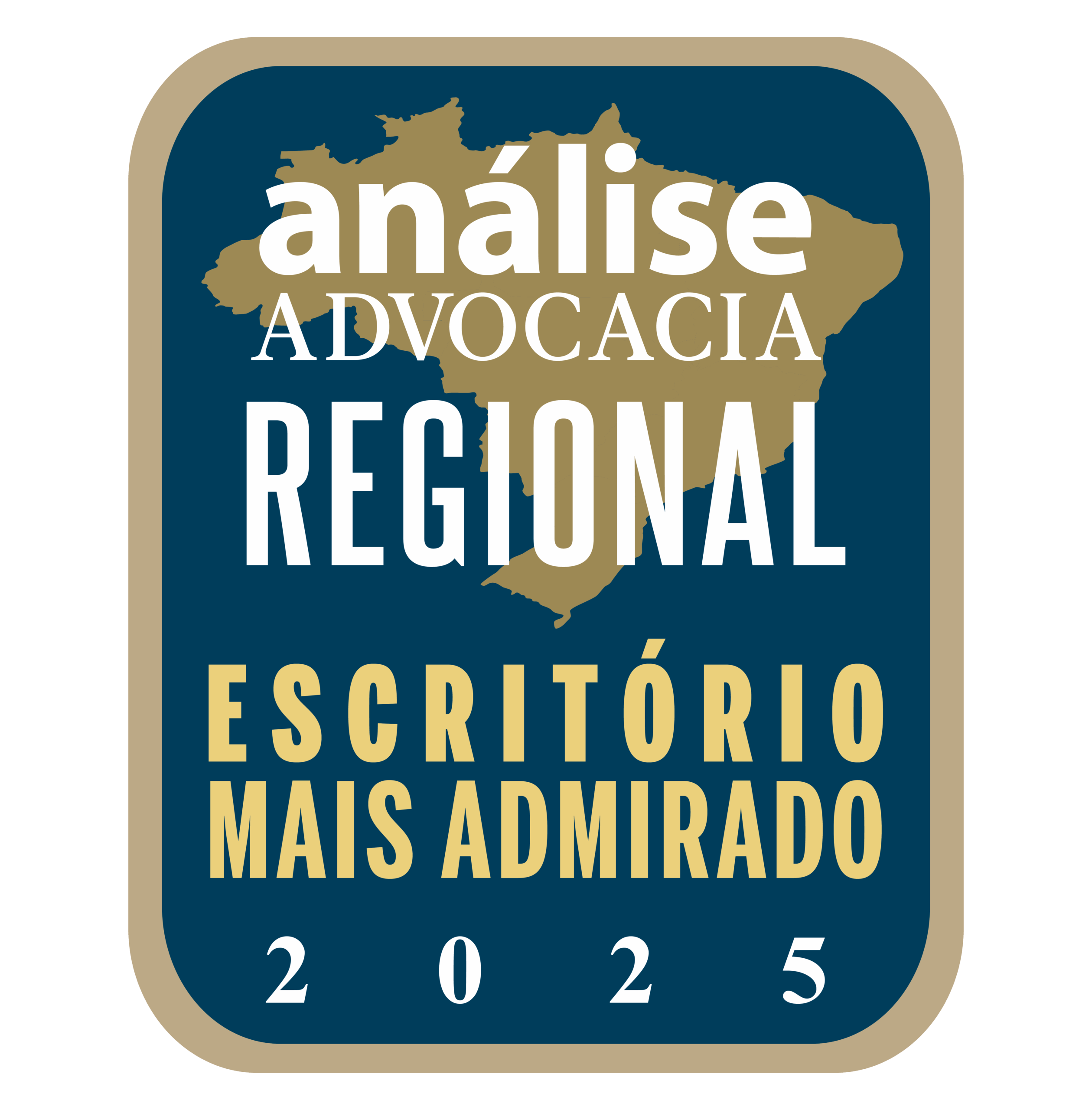 Selo análise advocatícia regional